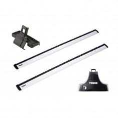 Bare transversale Thule Wingbar pentru NISSAN Qashqai, 5 usi SUV, model 2007-2013, Sistem cu prindere pe plafon normal foto