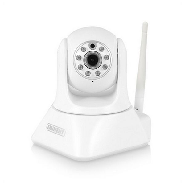 Cameră IP Eminent CamLine Pro EM6325 HD 720p 70° IR LED x 8 Wifi iOS Android Alb foto mare Cameră IP Eminent CamLine Pro EM6325 HD 720p 70° IR LED x 8 Wifi iOS Android Alb foto mare
