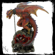 Statueta dragon cu led Igantia foto