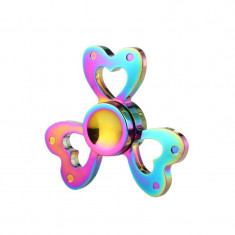 Spinner Fidget metalic, model floral, reflexii multicolore, Esperanza foto