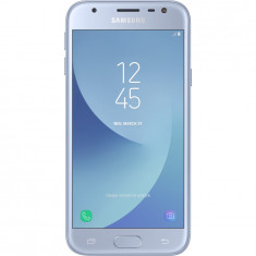 Telefon mobil Galaxy J3 (2017), Dual SIM, 16GB, 4G, Silver Blue foto