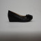 Pantof cu toc mediu-jos, casual, de culoare negru (Culoare: NEGRU, Marime: 38)