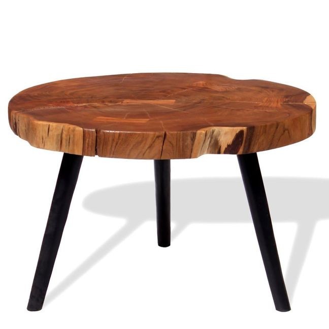 Măsuță de cafea din buștean lemn masiv de acacia (55-60)x40 cm foto mare Măsuță de cafea din buștean lemn masiv de acacia (55-60)x40 cm foto mare