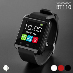 Ceas Inteligent Smartwatch BT110 cu Audio Alb foto