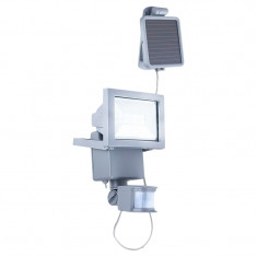 Proiector solar LED 3W, senzor 180 grade, de exterior IP44, aluminiu foto