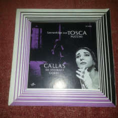 Puccini-Szenenfolge aus Tosca-Callas/Di Stefano/Gobbi vinil 10”-Columbia vinil