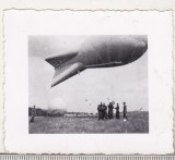 bnk foto - WW II - balon captiv - aparare antiaeriana