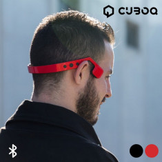 Ca?ti Bluetooth cu Conduc?ie Osoasa CuboQNegru foto