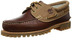 Pantofi barbat TIMBERLAND Classic 3-eye boat originali piele 40 foto