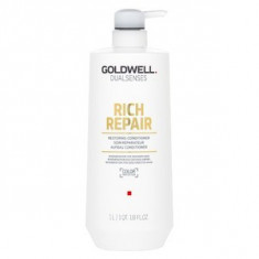 Goldwell Dualsenses Rich Repair Restoring Conditioner balsam pentru par uscat si deteriorat 1000 ml foto