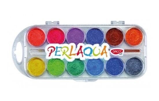 Acuarele 12 culori perlate Acuarele 12 culori perlate