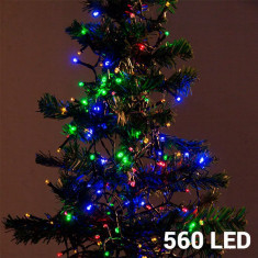 Lumini de Craciun Multicolore (560 LED) foto