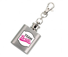 Mini Silver Flask - Team Bride foto