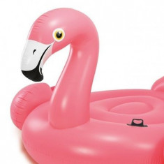 Saltea gonflabila pentru piscina/plaja cu manere de sustinere- Flamingo Roz foto