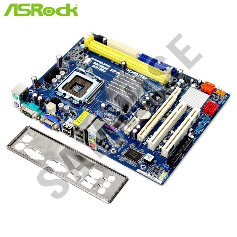Plaque Arrière I/O Shield En PLA Pour Carte Mère ASROCK G31M-GS R2.0