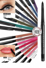 Creion contur ochi True Colour - Nuanta Majestic Plum - 0,28 gr - Avon - NOU foto