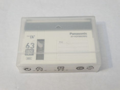 Caseta video Mini DV Panasonic HDV/DV 63 minute - sigilata foto
