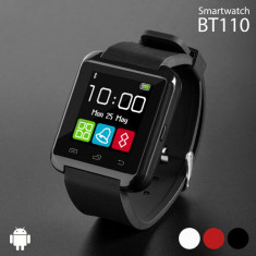 Ceas Inteligent Smartwatch BT110 cu Audio Ro?u foto