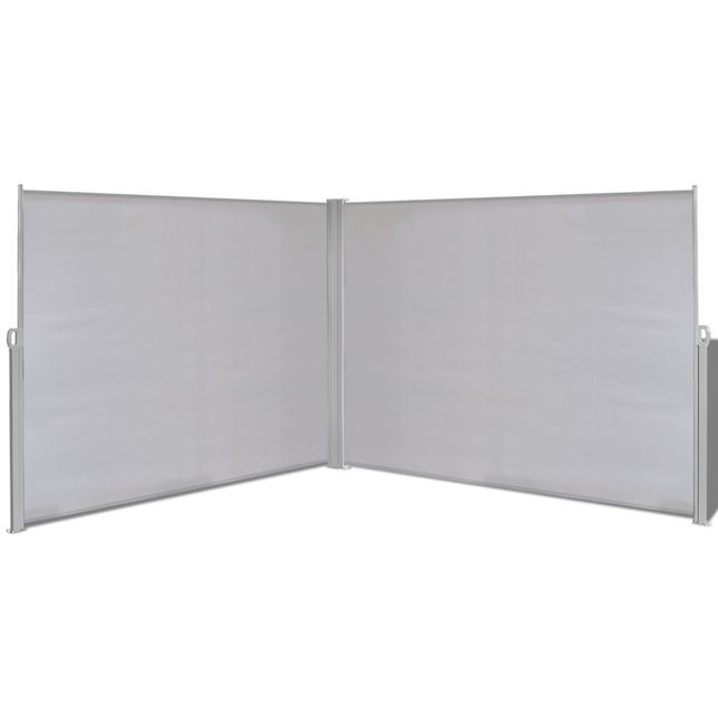 Copertină laterală retractabilă, 180 x 600 cm, gri foto mare Copertină laterală retractabilă, 180 x 600 cm, gri foto mare