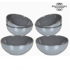 Set de Castroane Faian?a Gri (6 pcs) - Kitchen&amp;#039;s Deco Colectare by Bravissima Kitchen foto