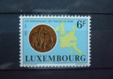 LUXEMBURG 1977 - MEDALIE ANTICA, HARTA EUROPEI, timbru nestampilat, R16