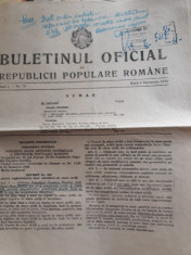 Buletinul oficial 1949 si Monitorul oficial 1946 foto