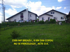 Copou Breazu, 1500 mp , 12,6 km de la Palas Mall ,toate utilitatile foto