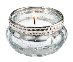 Set de 4 Silver tealight Cupe foto