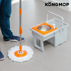 Mop Rotativ cu Galeata Culisanta Kong Mop Easy foto