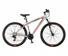 Bicicleta MTB Umit Mirage Cadru 20&amp;quot;, 21 Viteze ,Culoare Gri/Portocaliu, Roata 27PB Cod:2765020000 foto