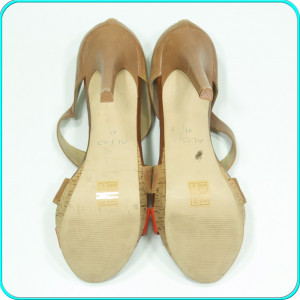 DE FIRMA → Sandale dama, frumoase, usoare, din piele, ALDO → femei | nr.  41, Coffee, Piele naturala | Okazii.ro