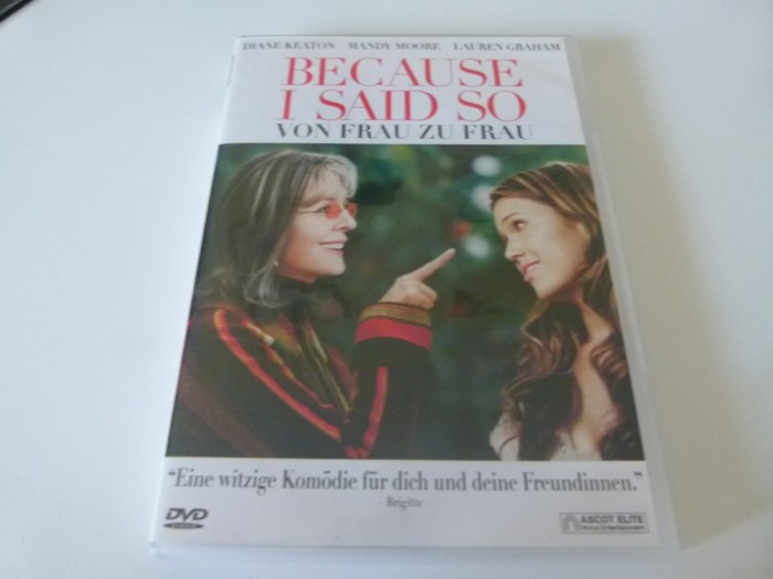 because i said so,dvd