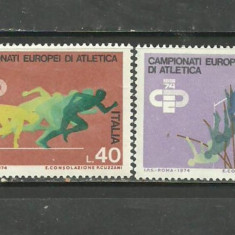 Italia 1974 - SPORT ATLETISM, serie nestampilata, R17