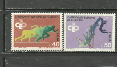 Italia 1974 - SPORT ATLETISM, serie nestampilata, R17 foto