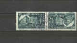 ROMANIA 1948 - FABRICA DE TIMBRE. 7,50 LEI PERECHE TETE-BECHE, STAMPILAT, R18