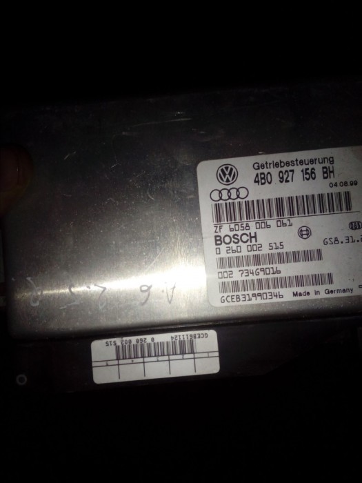calculator cutie automata audi a6 2.5 tdi 4B0927156BH foto mare calculator cutie automata audi a6 2.5 tdi 4B0927156BH foto mare
