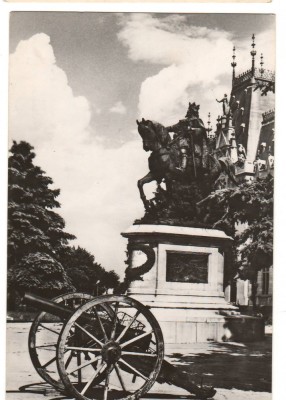 CPI B 10409 CARTE POSTALA - IASI. STATUIA LUI STEFAN CEL MARE, RPR foto