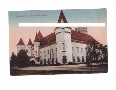 CP Carei - Castelul, 1910, necirculata foto