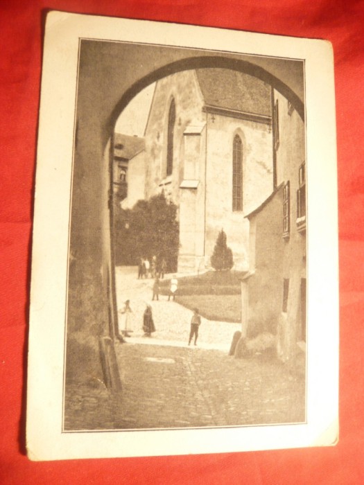Ilustrata Sighisoara circulat 1946