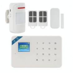 Kit alarma wireless KR-W18, comunicatie GSM si WIFI, 99 zone, Produs Nou. foto