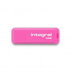 Memorie USB Integral Neon 4GB USB 2.0 Pink foto