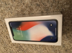 Telefon Iphone X Silver 256Gb codat Orange foto