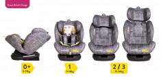 Scaun auto cu Isofix Cosatto All in All grupa 0-36 kg Dawn Chorus foto