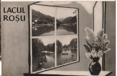 CPI B 10487 CARTE POSTALA - LACUL ROSU, MOZAIC, RPR foto