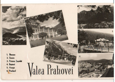 CPI B 10481 CARTE POSTALA - VALEA PRAHOVEI, MOZAIC, RPR foto