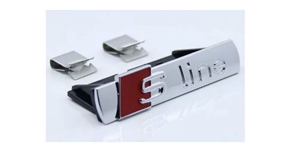 Emblema S Line Sigla Audi Grila Logo S Line A1 A3 A4 A5 A6