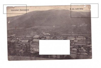CP Zlatna - Panorama, 1910-18, necirculata foto