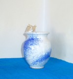 Cumpara ieftin Vaza gresie emailata Studio Art, semnata AnnBritt Schm&uuml;tzer, own studio NORA