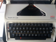masina de scris AEG foto