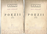 (8 A) ION PILLAT Poezii-Colectia Editii definitive vol 1,2 si 3